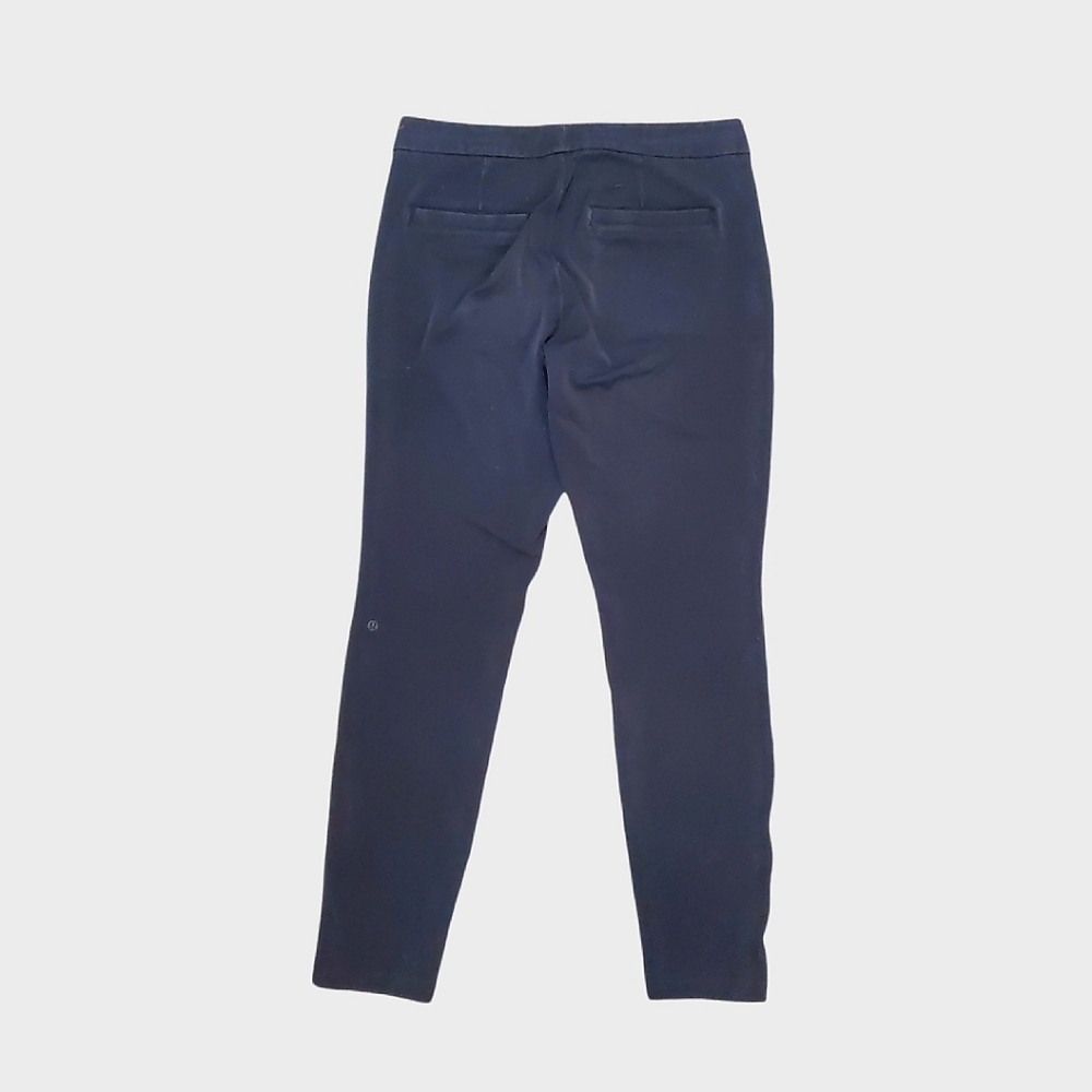 Lululemon Men's Black Slim‎ Fit Zip Fly Warpstream Pants Size 32 - Picture 2 of 7